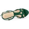 imageAllegra K Womens T Strap Slingback Platform Stiletto Heel SandalsEmerald Green