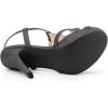 imageAllegra K Womens T Strap Slingback Platform Stiletto Heel SandalsGrey
