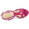 imageAllegra K Womens T Strap Slingback Platform Stiletto Heel SandalsHot Pink