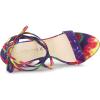 imageAllegra K Womens Tie Dye Lace Up Stiletto Heel SandalsPurple