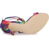 imageAllegra K Womens Tie Dye Lace Up Stiletto Heel SandalsPurple