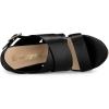 imageAllegra K Womens Wood Wedges Platform Wedge SandalsBlack