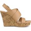 imageAllegra K Womens Wood Wedges Platform Wedge SandalsBrown