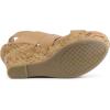 imageAllegra K Womens Wood Wedges Platform Wedge SandalsBrown