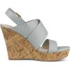imageAllegra K Womens Wood Wedges Platform Wedge SandalsGrey