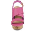 imageAllegra K Womens Wood Wedges Platform Wedge SandalsHot Pink