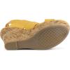 imageAllegra K Womens Wood Wedges Platform Wedge SandalsYellow