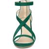 imageAllegra K Womens Zipper Ankle Strap Stiletto Heel SandalsEmerald Green