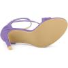 imageAllegra K Womens Zipper Ankle Strap Stiletto Heel SandalsLight Purple