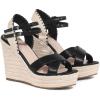 imageAllegra K Womens Espadrilles Platform Wedges Open Toe Wedge Heel SandalsBlack