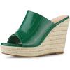 imageAllegra K Womens Espadrilles Wedges Wedge SandalsGreen