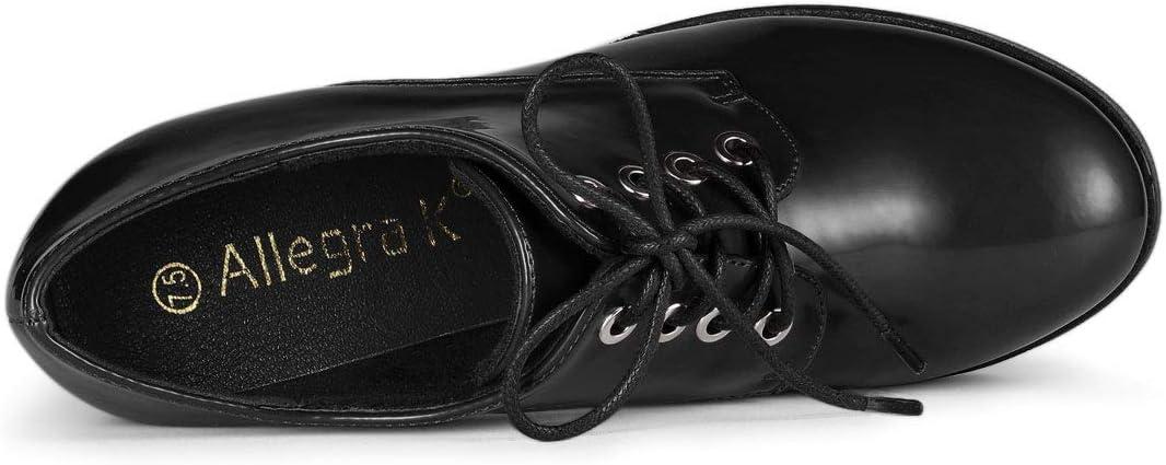 imageAllegra K Womens Platform Lace Up Chunky Heel Ankle BootsBlack