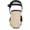imageAllegra K Womens Closed Toe Platform Espadrilles Lace Wedge Heel SandalsBlack
