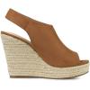 imageAllegra K Womens Espadrille Platform Heeled Wedges SandalsBrown