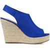 imageAllegra K Womens Espadrille Platform Heeled Wedges SandalsDeep Blue