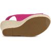imageAllegra K Womens Espadrille Platform Heeled Wedges SandalsHot Pink