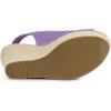 imageAllegra K Womens Espadrille Platform Heeled Wedges SandalsPurple