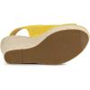 imageAllegra K Womens Espadrille Platform Heeled Wedges SandalsYellow