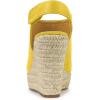 imageAllegra K Womens Espadrille Platform Heeled Wedges SandalsYellow