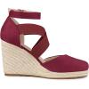 imageAllegra K Womens Espadrilles Closed Toe Wedges Heels SandalsBurgundy