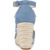 imageAllegra K Womens Espadrilles Closed Toe Wedges Heels SandalsHaze Blue