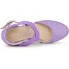 imageAllegra K Womens Espadrilles Closed Toe Wedges Heels SandalsPurple