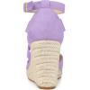 imageAllegra K Womens Espadrilles Closed Toe Wedges Heels SandalsPurple