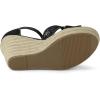 imageAllegra K Womens Espadrilles Lace Wedges Wedge SandalsBlack