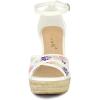 imageAllegra K Womens Espadrilles Lace Wedges Wedge SandalsPurple