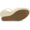 imageAllegra K Womens Espadrilles Lace Wedges Wedge SandalsYellow Flower