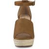 imageAllegra K Womens Espadrilles Platform Heels Wedges SandalsBrown