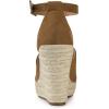 imageAllegra K Womens Espadrilles Platform Heels Wedges SandalsBrown