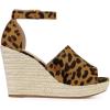 imageAllegra K Womens Espadrilles Platform Heels Wedges SandalsLeopard
