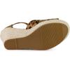 imageAllegra K Womens Espadrilles Platform Heels Wedges SandalsLeopard