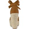 imageAllegra K Womens Espadrilles Tie Up Ankle Strap Wedges SandalsBrown