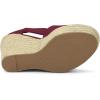 imageAllegra K Womens Espadrilles Tie Up Ankle Strap Wedges SandalsBurgundy