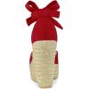 imageAllegra K Womens Espadrilles Tie Up Ankle Strap Wedges SandalsRed