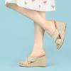 imageAllegra K Womens Espadrilles Wedges Slide Wedge SandalsBeige
