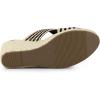 imageAllegra K Womens Espadrilles Wedges Slide Wedge SandalsBlack