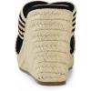 imageAllegra K Womens Espadrilles Wedges Slide Wedge SandalsBlack