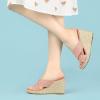 imageAllegra K Womens Espadrilles Wedges Slide Wedge SandalsPink