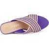 imageAllegra K Womens Espadrilles Wedges Slide Wedge SandalsPurple