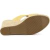 imageAllegra K Womens Espadrilles Wedges Slide Wedge SandalsYellow