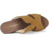imageAllegra K Womens Faux Suede Platform High Block Heel Slides SandalsBrown