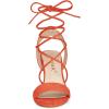 imageAllegra K Womens Lace Up Block High Heels SandalsOrange