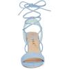 imageAllegra K Womens Lace Up Block High Heels SandalsSky Blue