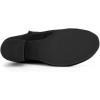 imageAllegra K Womens Lace Up Chunky Heel Ankle BootiesBlack