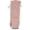 imageAllegra K Womens Lace Up Chunky Heel Ankle BootiesDust Pink