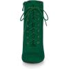 imageAllegra K Womens Lace Up Chunky Heel Ankle BootiesEmerald Green