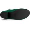 imageAllegra K Womens Lace Up Chunky Heel Ankle BootiesEmerald Green